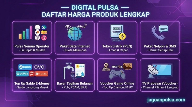 daftar harga agen pulsa murah